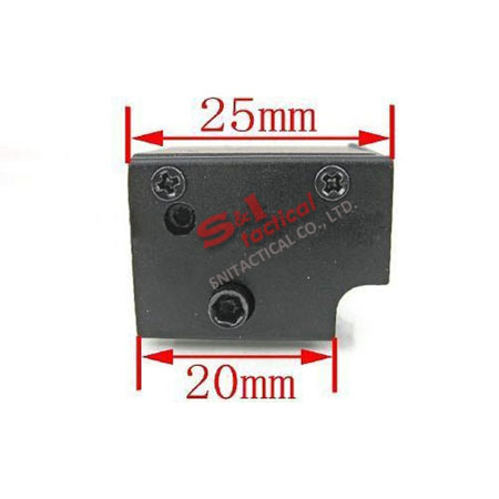 Micro MINI PISTOL LASER red dot laser SIGHT 20mm Weaver Rail